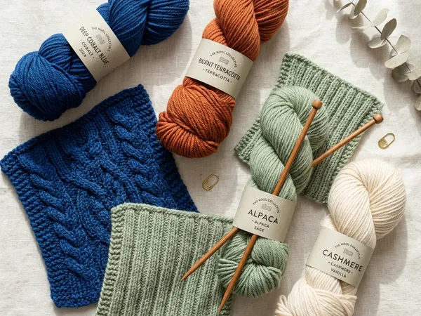 Inspirational color palette for knitting in 2026