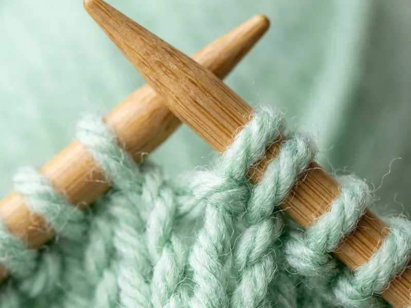 Pulling the yarn back to create a double stitch in German Short Rows
