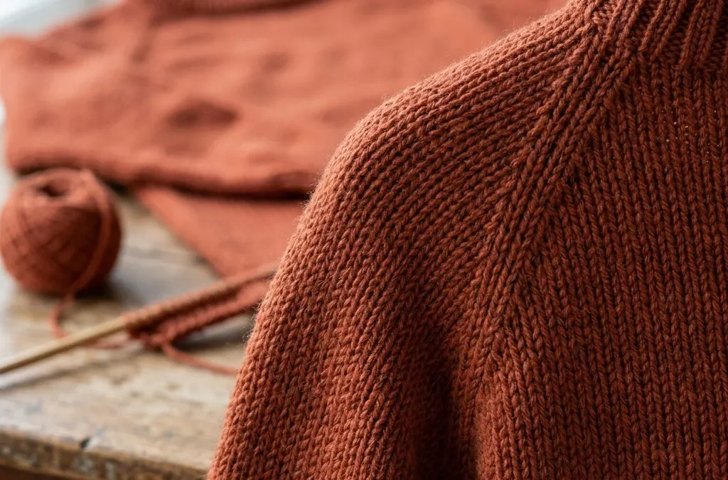 German Short Rows double stitch technique